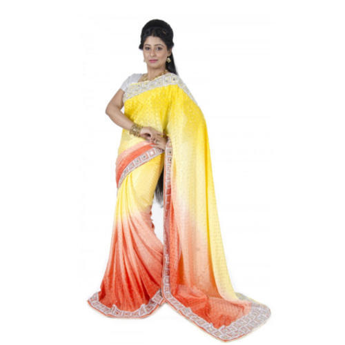 Multi Color Fancy Party Wear Saree