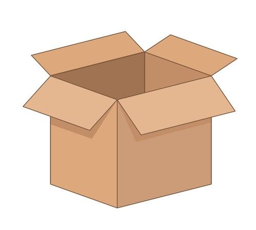 Plain Brown Corrugated Box