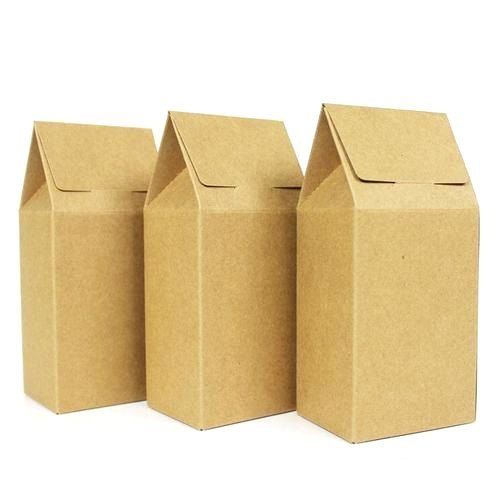 Rectangular Brown Paper Packaging Box