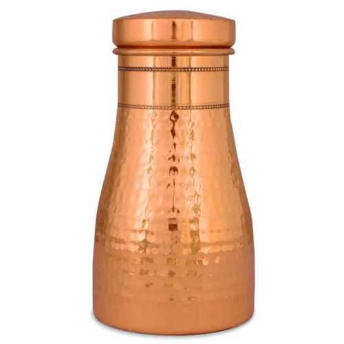Copper Hammered Water Bottle