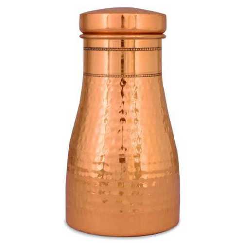 Copper Hammered Water Bottle Capacity: 1200 Milliliter (Ml)