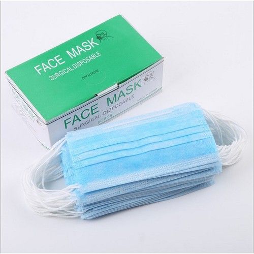 Blue Disposable Surgical Face Mask