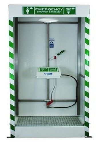 FRP Cabinet Safety Shower Cum Eye Wash