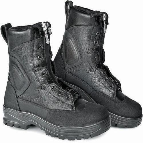 Black Industrial Fire Safety Shoes