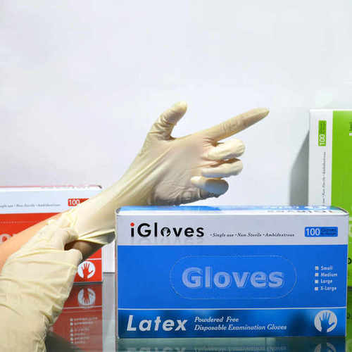 White Soft Texture Surgical Gloves