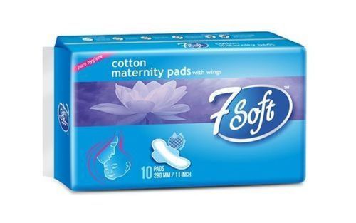 7 Soft Cottony Pure Hygiene Maternity Pad With Wings Age Group: Adults