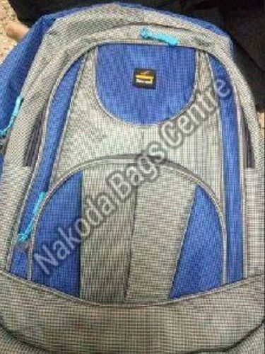 Blue And Grey College Bag Size: Various