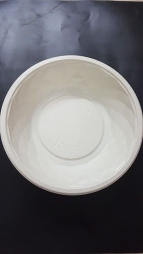 White Crack Proof Disposable Salad Bowl