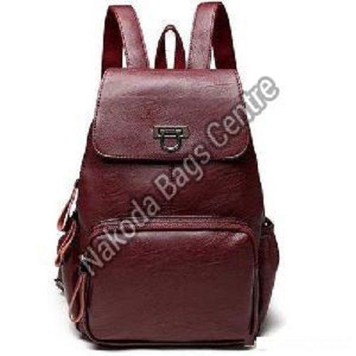 Mehroon Leather College Bag