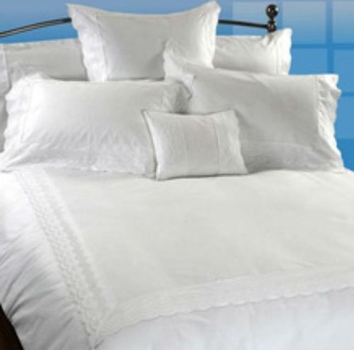 Plain White Cotton Bed Sheet