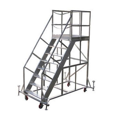 Trolley Step Ladder For Fall Protection