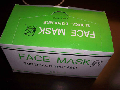 3 Ply Disposable Face Mask Grade: A