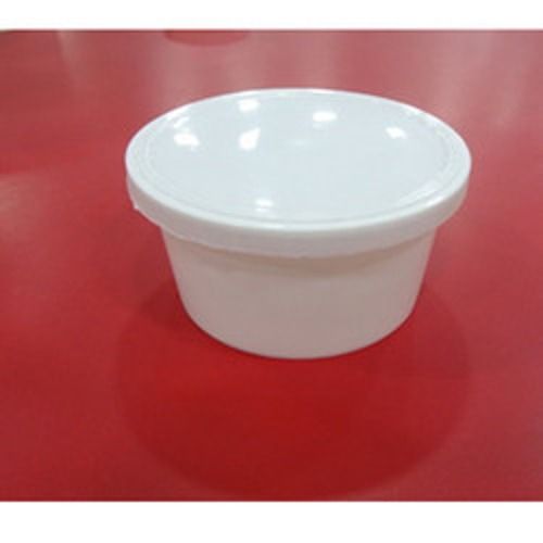 Milky White Pp Round Container (500 Ml)