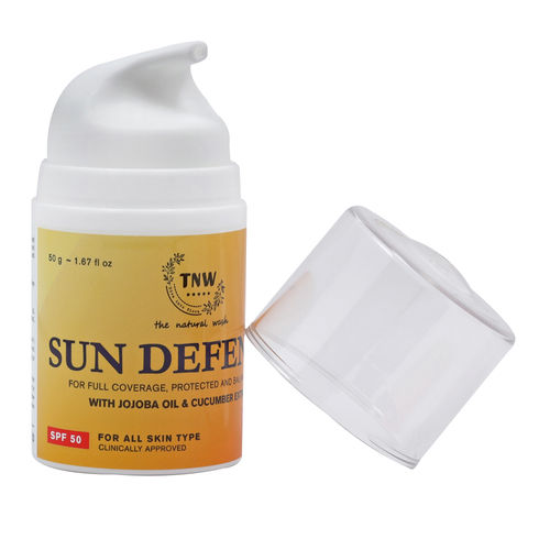 (Tnw - The Natural Wash) Sun Defence Cream Spf 50 Use: Skin Care