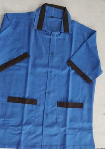 Blue Half Sleeve House Keeping Uniform