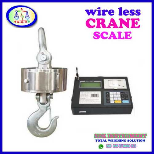 Wireless Crane Weighing Scale With Printer Accuracy: 2 Gm