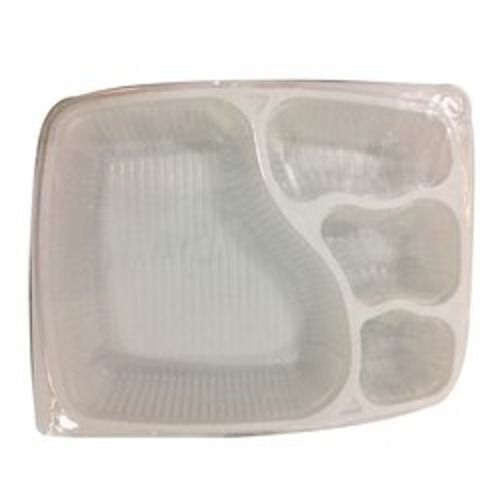 Transparent 4 Compartment Disposable Meal Tray