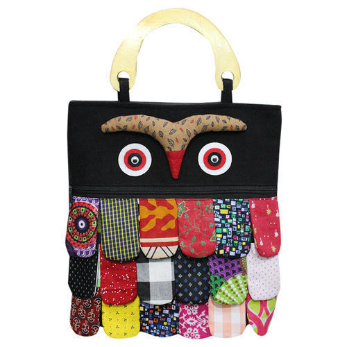 Black Owl Funky Handbag