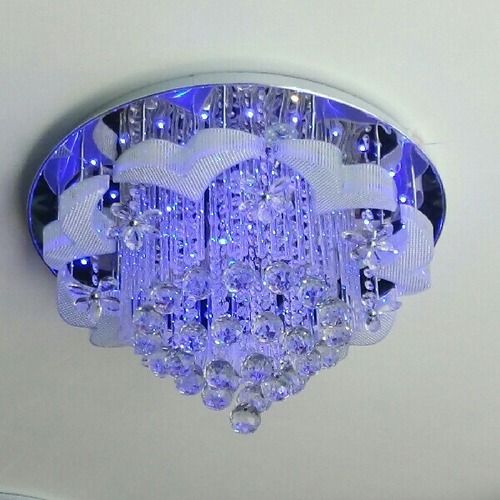 Blue Shinny Designer Chandelier Application: House