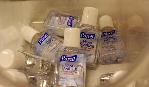 Hand Sanitizer Gel Bottle and Small Pack