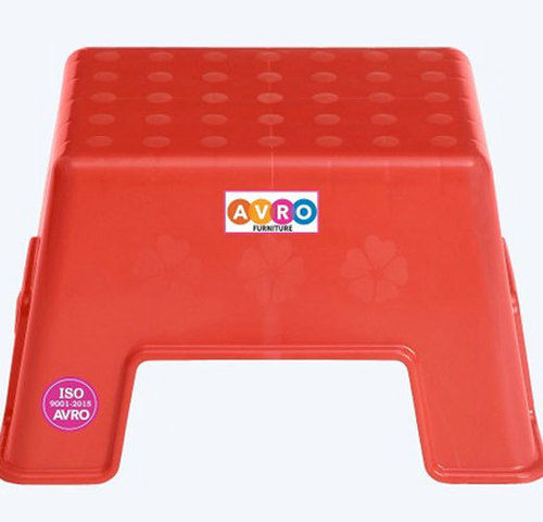 Durable Red Small Plastic Stool