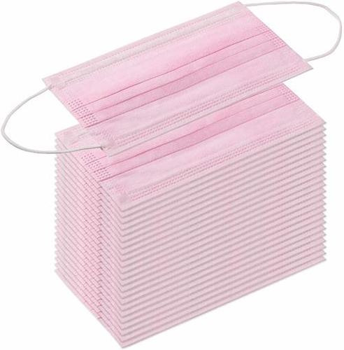 Light Pink Non Woven Anti Pollution Disposable Face Mask