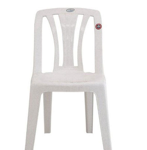 White Plastic Comfortable Chairs