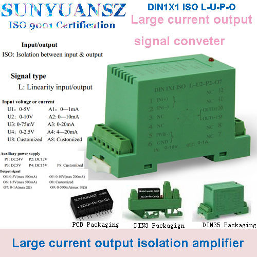 Green Large Current Output Signal Isolation Isolator