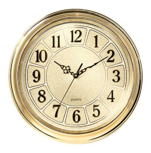 Golden Metal Look Frame Wall Clocks