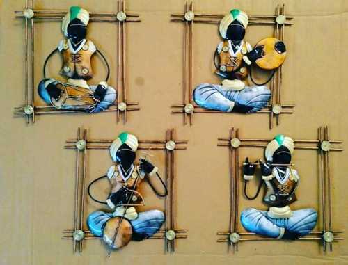 Collective home decor - Handmade Rajasthani Musician Showpiece for