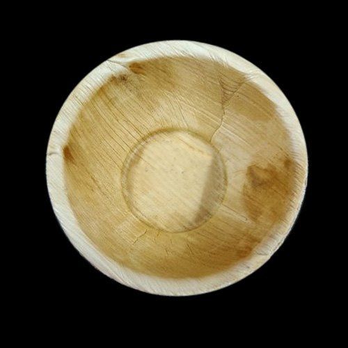 Disposable Round Areca Leaf Bowl (5 Inch)
