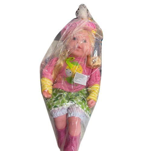 Multi Color Kids Plastic Pink Doll