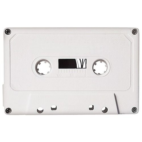 Audio Cassette Tape - 30/45/60/90/120 Min Playtime, Transparent/White/Black | Clear Recordable, Light Weight, Long Life, Good Quality