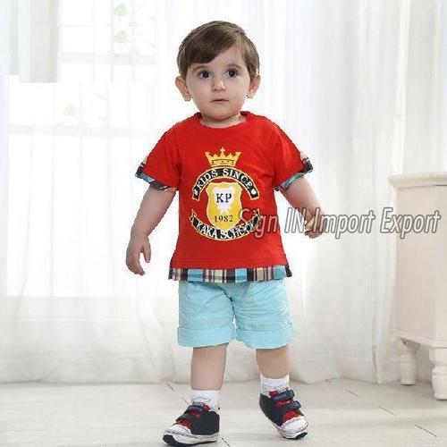 Red Boys Pure Cotton T Shirt