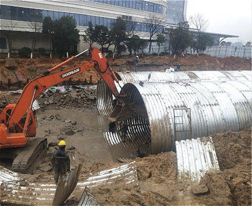 Galvanized Corrugated Steel Pipe Outer Diameter: 0.5-12 Meters  Meter (M)