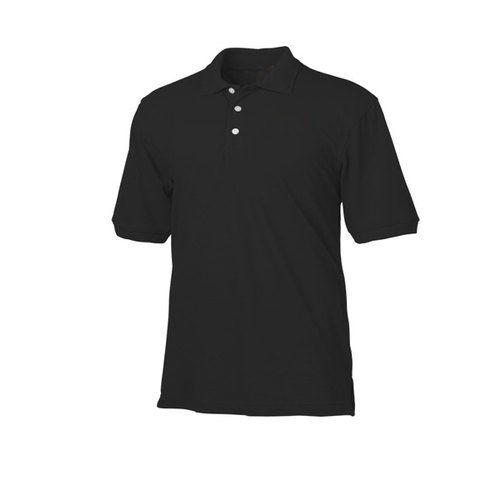 Promotional Black Polo T-Shirt Age Group: Adults