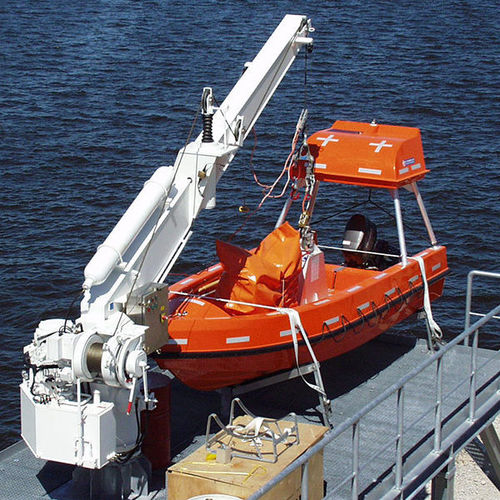 Single Arm Crane Davit For Lifeboat And Rescue Boat