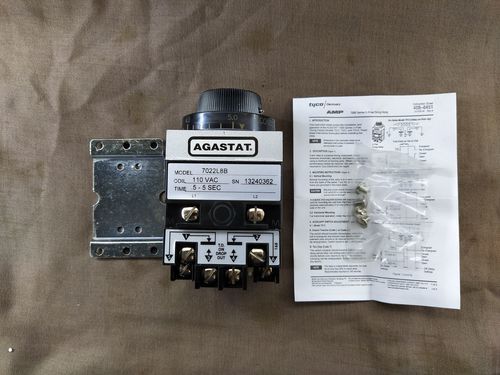 White-Black Agastat Timing Relay Timer