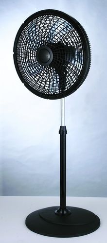 Black Color Stand Fan Blade Material: Plastic