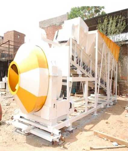 White Fully Automatic Concrete Batching Plant (Ah Model)