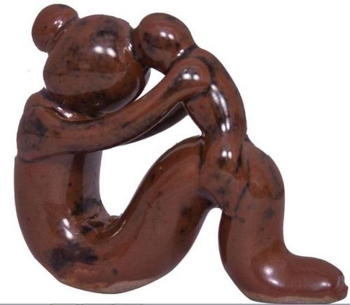 Mother With Child Ceramic Sculpture