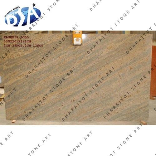 Natural Kashmir Gold Granite Slabs