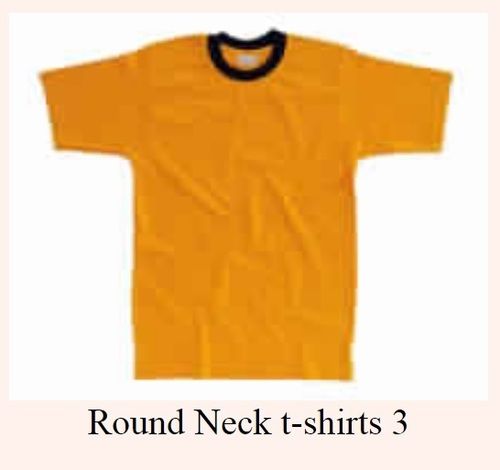 Orange Round Neck T-shirt