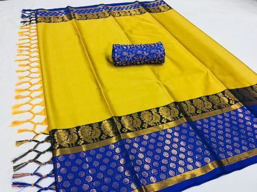 Party Wear Pure Cotton Silk Saree