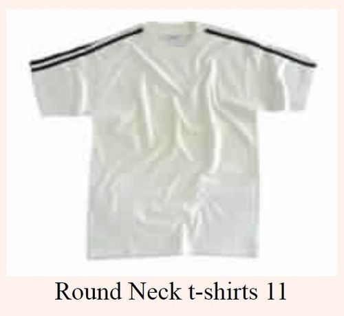 White Round Neck T-shirt