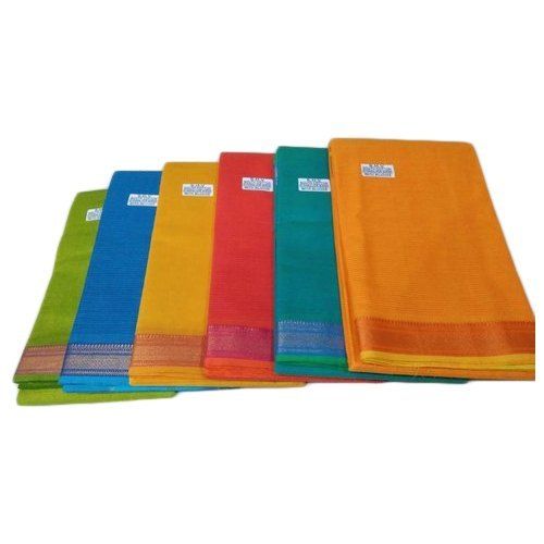 Multi Color 6.3M Wedding Wear Pure Silk Sarees (With Blouse Piece)