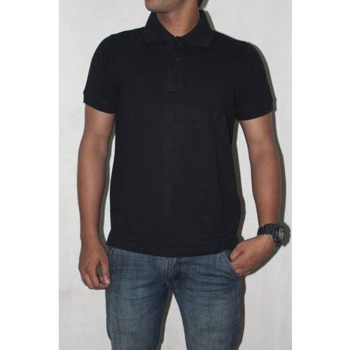 Black Color Polo T-shirts