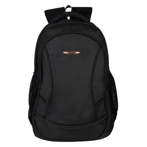 Mulicolor Black Laptop Polyester Backpack