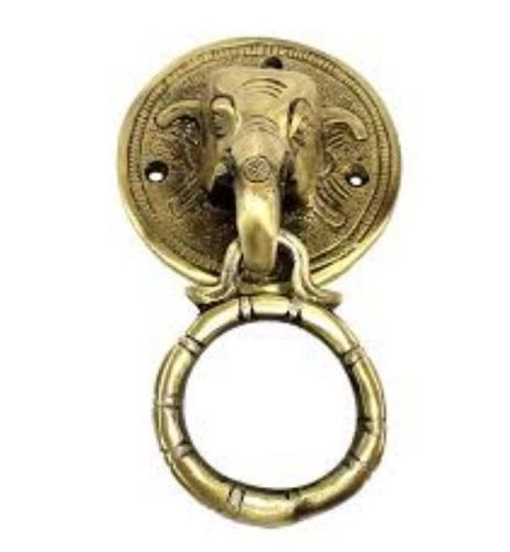 Golden Fancy Brass Door Knocker