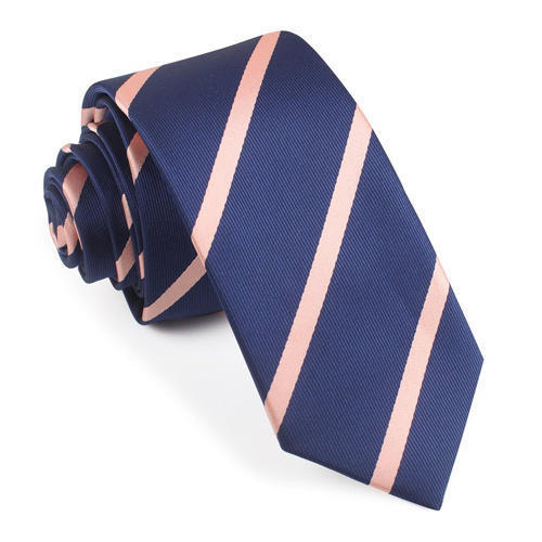 Blue Formal Striped Neck Ties